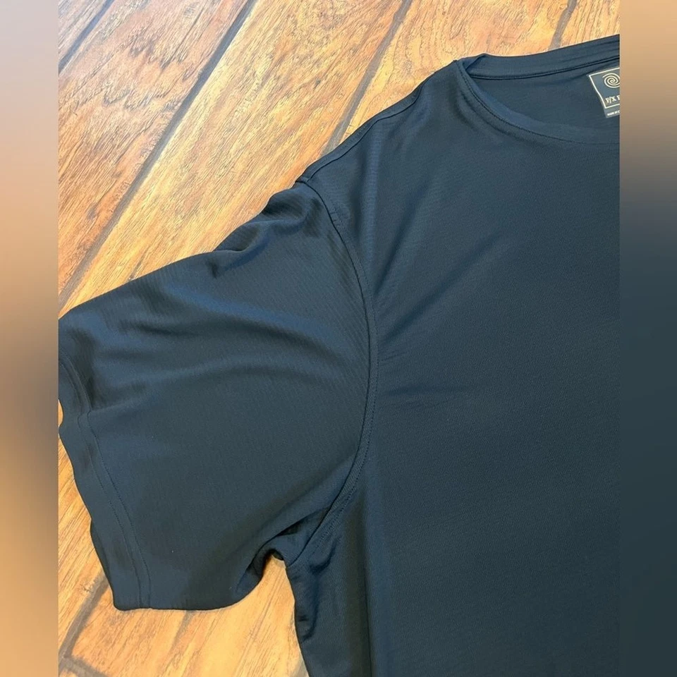 FX Fusion tee men’s 4X black shirt performance v neck casual stretch $65 NWT - Image 2 of 4