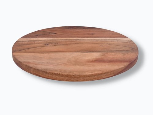 Tabla de cortar redonda de madera hecha a mano/tabla de cortar/tablero de ser... - Imagen 7 de 16
