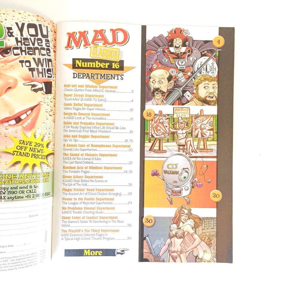 Australian Mad Magazine Classics Issue 16 - Fold In Not Done  - Image 4 of 4