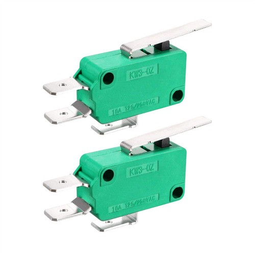 2PCS Microswitch KW3-OZ 16A 125/250VAC Hinge Lever Type Micro Limit Switches - 第 1/6 張圖片