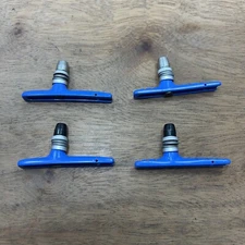 Jagwire V-Brake Cartridge Pad Holder Pair Blue