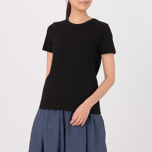 Women's Short Sleeve T-Shirt organic cotton Black M size