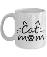 Cat Mom Coffee Mug, Cat Mom Gifts, Gifts For Cat Mom, Cat Mom Gifts For Women