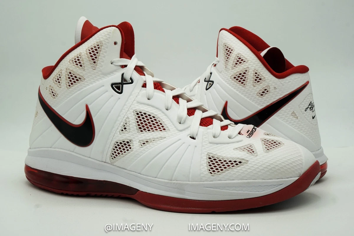Nike LeBron 8 P.S. Black Red White - огромный выбор по лучшим