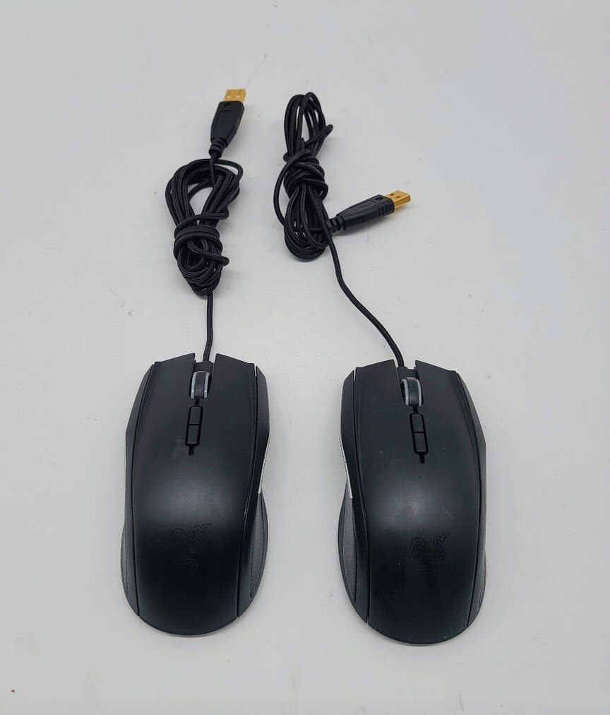 LOT OF 2 Razer Taipan Ambidextrous PC RZ01-0078 Gaming Mouse 8200dpi MICE