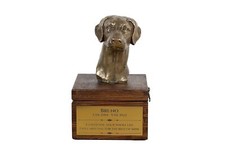 Dobermann, Doberman Pinscher, Dobie II - urn for dog ashes with a statuette, sma