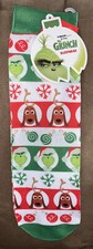 GRINCH ADULT SOCKS SIZE 4-10 UNIVERSAL STUDIOS DR. SEUSS SUPER CUTE 