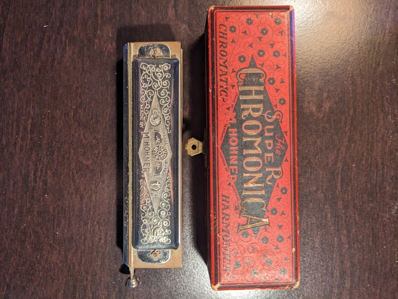 Super Chromonica M Hohner Harmonica Vintage
