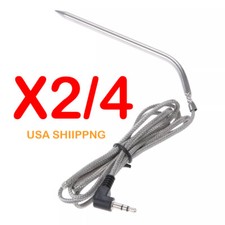 2/4xReplacement Probe Meat Temperature for PT1000 Pit Boss Pellet Grill Smokers