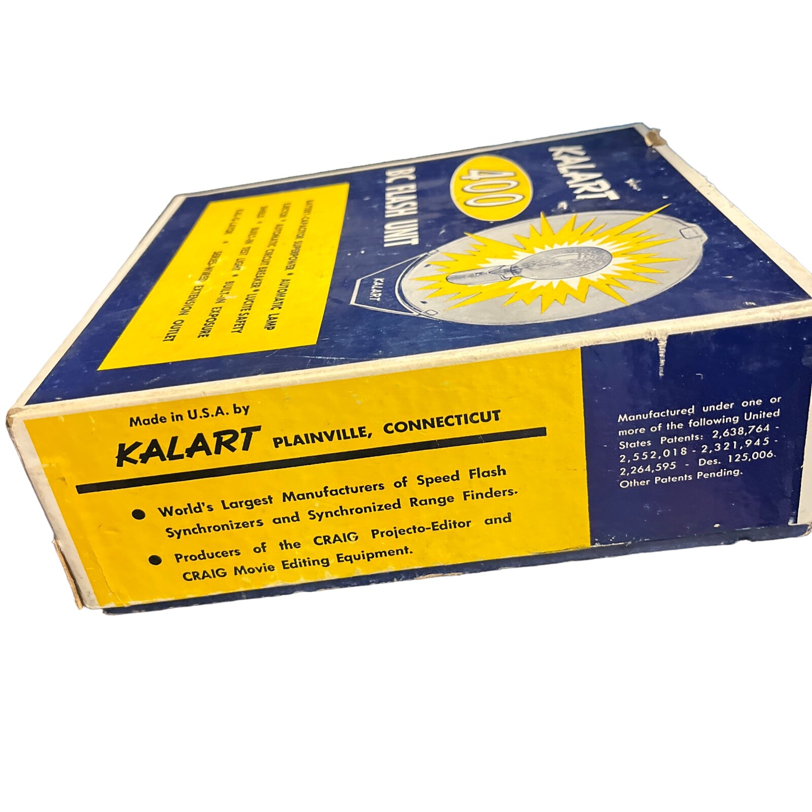 Vintage Kalart 400 BC Flash Unit Model 430 Works With Graflex 22 Argus ...