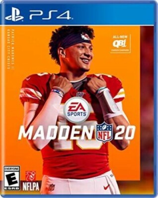 Madden NFL 20 PS4 Game w/ Case, Disc & NFL Game Pass Insert - Complete!