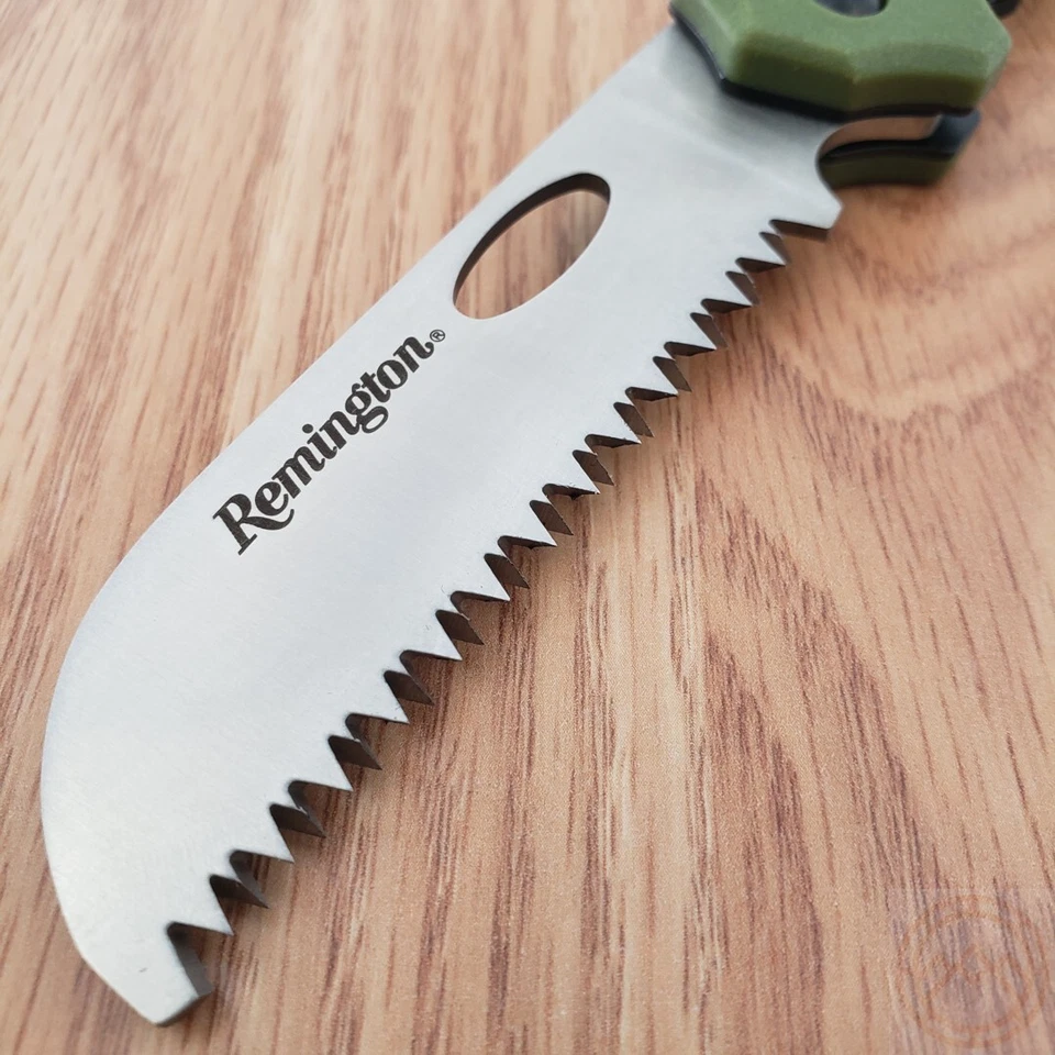 Remington Sportsman Saw Folding Knife 3.25" Stainless Steel Blade Polymer Handle - Image 3 of 4