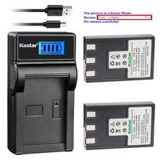 Kastar Battery LCD Charger for NB-1L NB-1LH CB-2L Canon PowerShot S500 Camera