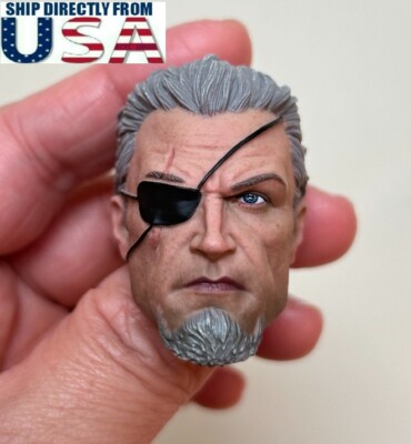 1/6 Deathstroke Male Head Sculpt For 12'' Hot Toys PHICEN Worldbox Figure U.S.A.