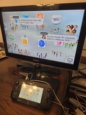 Nintendo Wii U 32GB Black Handheld System Only Tested And Working