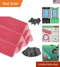Ultimate 8ft Pool Table Replacement Kit: 6 Rubber Bumpers Cushion Facings