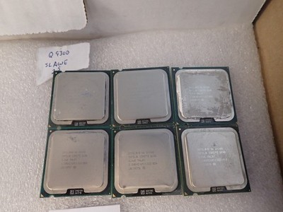 Lot of (6) SLAWE Intel Core 2 Quad Q9300 CPU Quad-Core 2.50GHz 1333Mhz 6MB