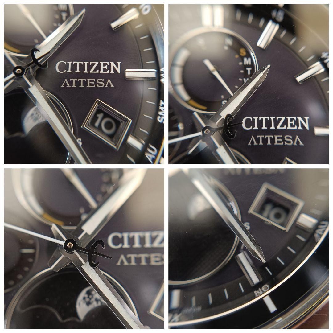 Citizen Attesa Lunar Program Moon Phase H874 BY1001-66E Radio Watch #0003 image 6