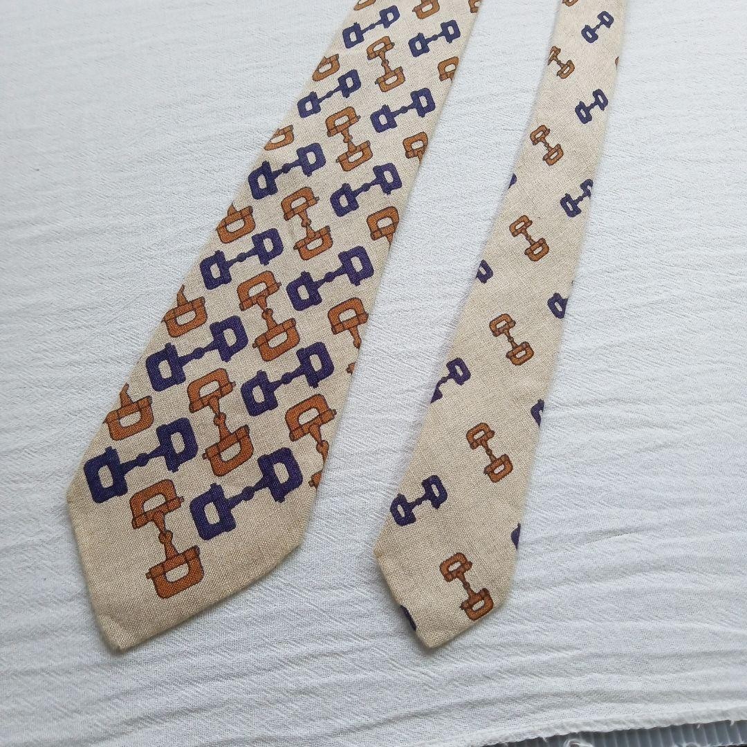 Gucci Necktie Tie 100% Silk Multicolor Geometric Pattern 3.4 inches From Japan thumbnail 12