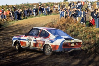 John Haugland Fred Gallagher Skoda 130 RS RAC Rally on November 27- Old Photo 1