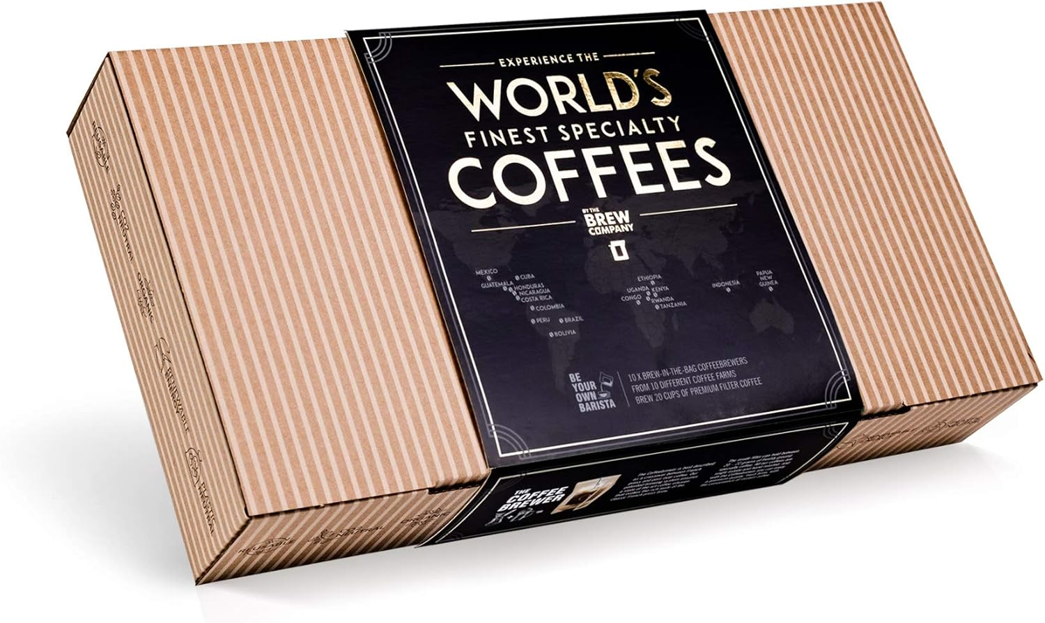 Original Gourmet Coffee Gift Set for Men & Women – 10 of the World’S Finest Sing