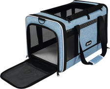 Cat Carrier 18 X 11 X 11 Top Loading Soft-Sided Pet Travel Bag over 15Lbs, Porta
