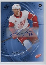 2025-26 Upper Deck SP Game Used Blue Auto JT Compher #180 Auto 11jd