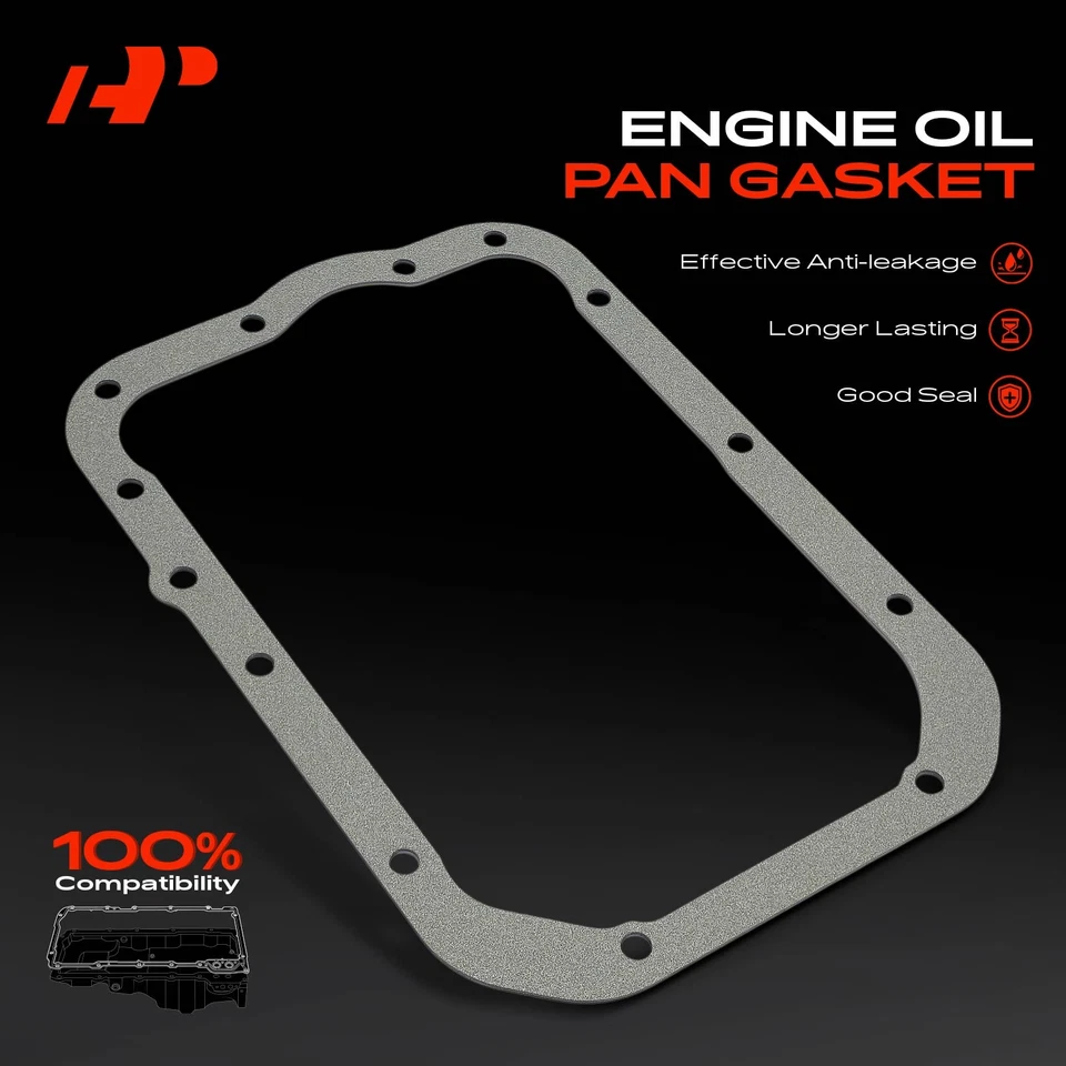 A-Premium Engine Oil Pan Gasket Lower for Ford Probe Mazda MX-6 93-97 Protege - Image 3 of 4