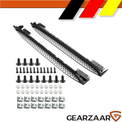 Trittbretter Seitenbrett für Mercedes ML W164 2006-2011 2PCS ABS Upgrade Alu