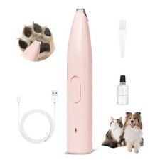 Rechargeable Dog Clipper Paw Trimmer for Dog Cat Hair Around Paws Eyes Ears