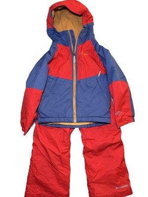 Columbia Size XXS 4/5 Youth Kids Omni Heat Down Winter Jacket & Matching Pants