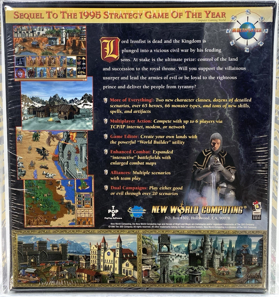 Heroes of Might and Magic II: The Price of Loyalty (PC, 1996) for