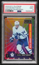 2016 O-Pee-Chee Platinum Rainbow Color Wheel Auston Matthews #151 PSA 9 MINT a2v