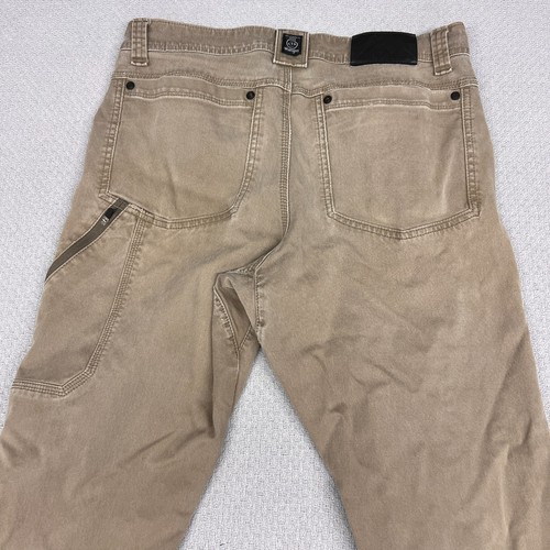 Wrangler All Terrain Gear Pants Mens 32x32 Thick Canvas Double Knee Workwear - Picture 4 of 11