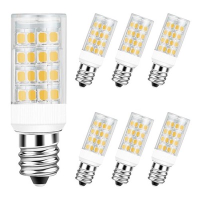 Dicuno E12 Base Led Bulb, Ceramic Base, 4W, 400Lm, Full Beam Angle, 3000K Warm _