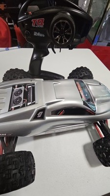Traxxas E-Revo RC Car Silver  w/ TQ 2.4GHz Controller