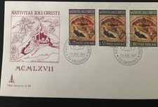 Vatican City Scott # 458-460 Christmas First Day Cover 