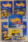 1988 Hot Wheels Experimental Card -Dump Truck-Plus 4 Other Commercial Vehicles