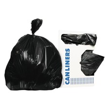 Heritage Trash Bag Super Heavy Duty 38 x 58" 60 gal. 1.25 mil Case of 100