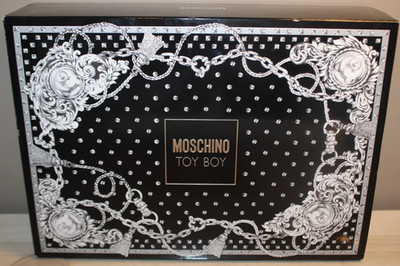 MOSCHINO TOY BOY 4-PIECE MEN'S GIFT SET EAU DE PARFUM SHOWER GEL BALM NEW