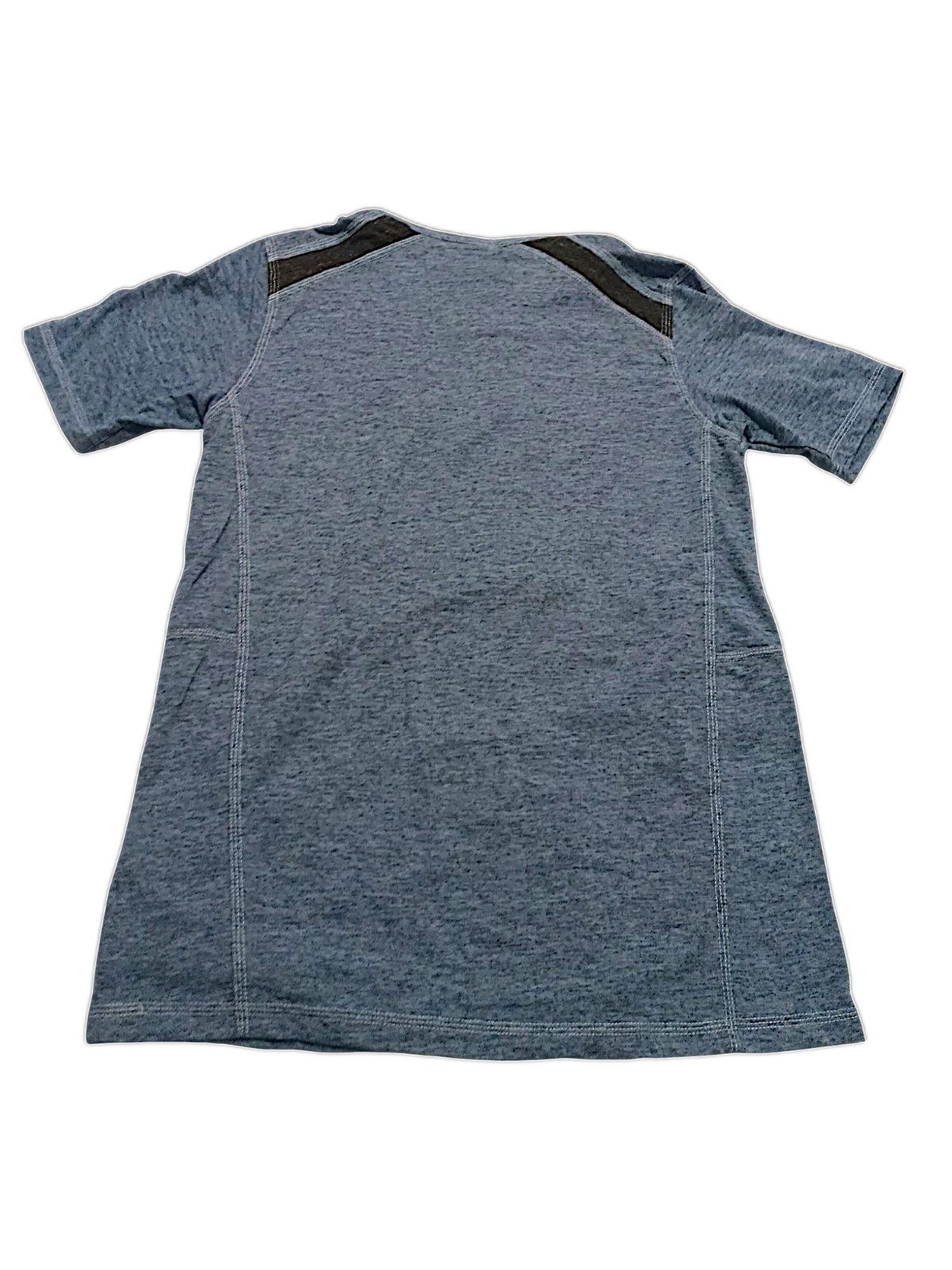 Broken Threads Men’s Medium T-Shirt Blue Black Colorblock Y2K Style Grunge Tee