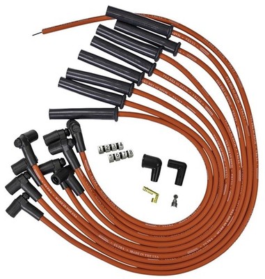 Moroso 52048 IGNITION SPARK PLUG WIRE SET, ULTRA 350, 8MM, MULTI ANGLE BOOT, ...