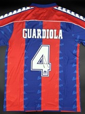 Pep Guardiola Signed Barcelona Home Shirt With  COA AND PROOF