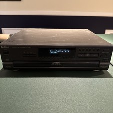 TECHNICS SL-PD687 5-Disc CD Player Changer Carousel 1996 Model No Power Cord 
