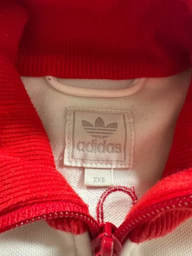 ADIDAS Rare White Track Jacket 00s TOKYO Men Size 2XS Vintage Used- Japan - Picture 8 of 10