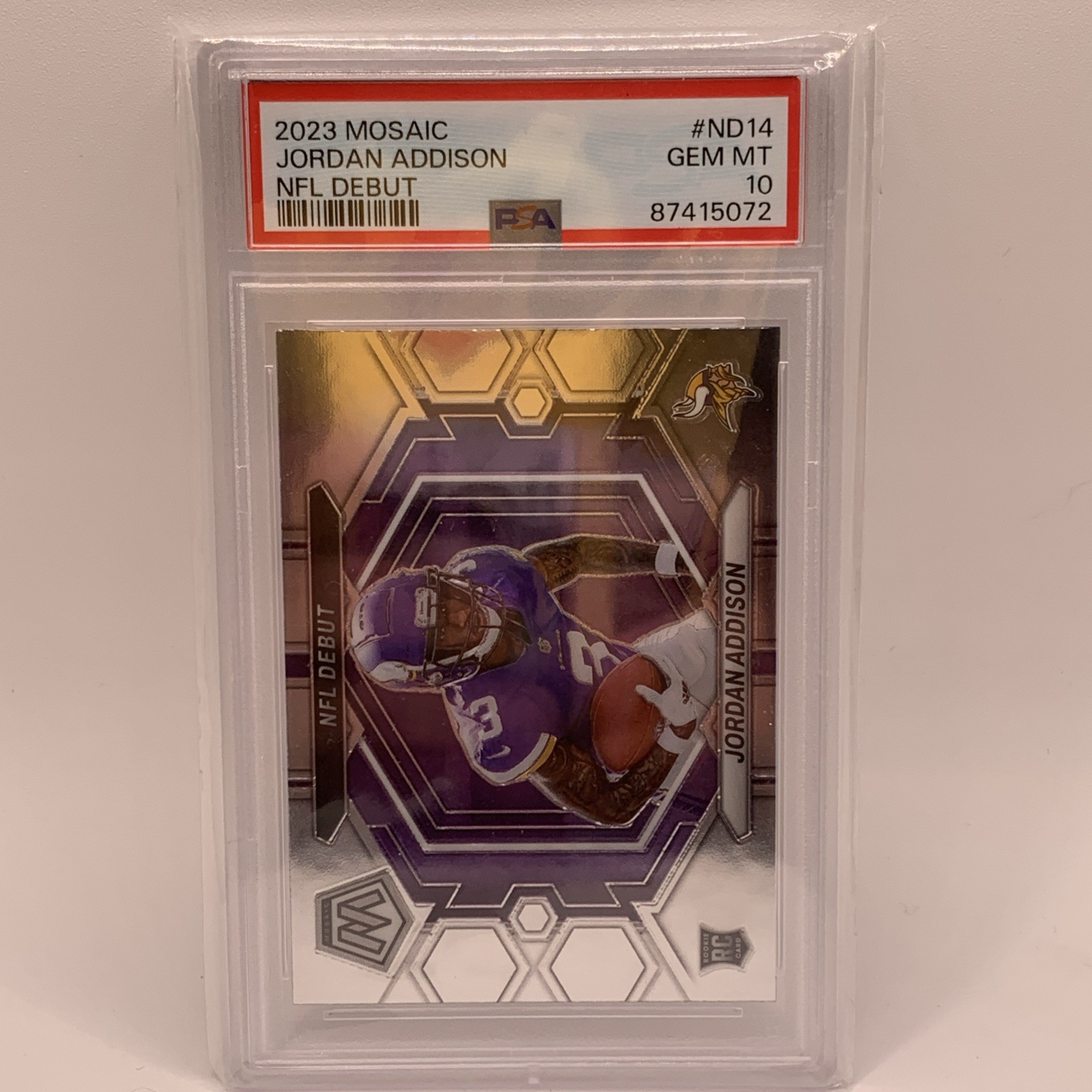 2023 Panini Mosaic - Nfl Debut Jordan Addison #ND-14 (RC)