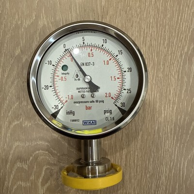 #ad #ad Wika En 837 3 30 0 30 Pressure Gauge $110.00