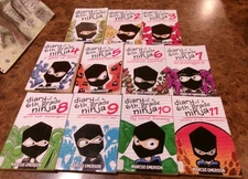 Diary of a 6th Grade Ninja Book Set 1-11 by Marcus Emerson  Lot