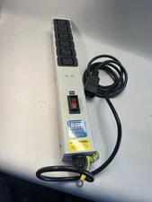 6 Way 16A IEC C19 Sockets Double Pole 16A Circuit Breaker C20 Plug PDU