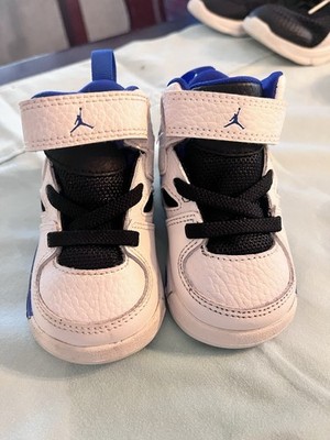 Nike Air Jordan Flight Crew Toddler Size 3c Blue Black White